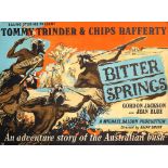 Bitter Springs (1950) British Quad film poster, Ealing Studios, directed by Ralph Smart and starring