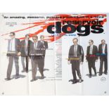 Reservoir Dogs (1991) British Quad film poster, directed by Quentin Tarantino, Rank Film, folded, 30