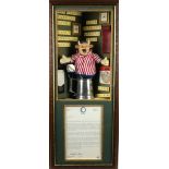 Bullseye - TV Series. Original memorabilia including Bully, tankard, darts, letter from TV show