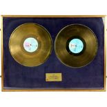 ZTT Records - Frankie Goes To Hollywood 'Welcome To The Pleasure Dome' - Double Gold disc display