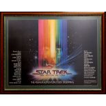 Star Trek: The Motion Picture (1979) British Quad film poster, artwork by Bob Peak, originally