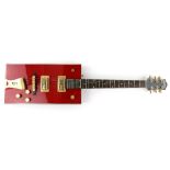 Gretsch Electric guitar, number 993138-12, finished in red. Model number 993138-12Scratches to