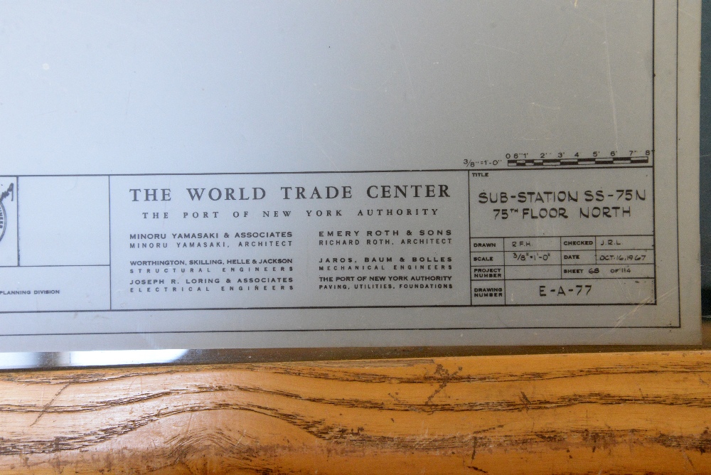 Electrical and lighting plans for the World Trade Centre, New York. A total of 27 plans on - Image 12 of 12