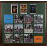 After Peter Blake. Two framed sets of cards depicting works from the Venice and London series.