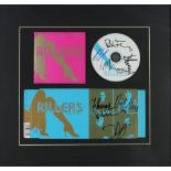 The Killers - Somebody Told Me - Fully signed presentation display, framed, 30 x 62 cm.