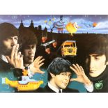 The Beatles - Trevor Horswell The Fab Four a limited edition print, numbered 32/450, signed by