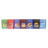 J.K. Rowling, A full set of the Deluxe Edition Harry Potter novels, 7 volumes, first deluxe