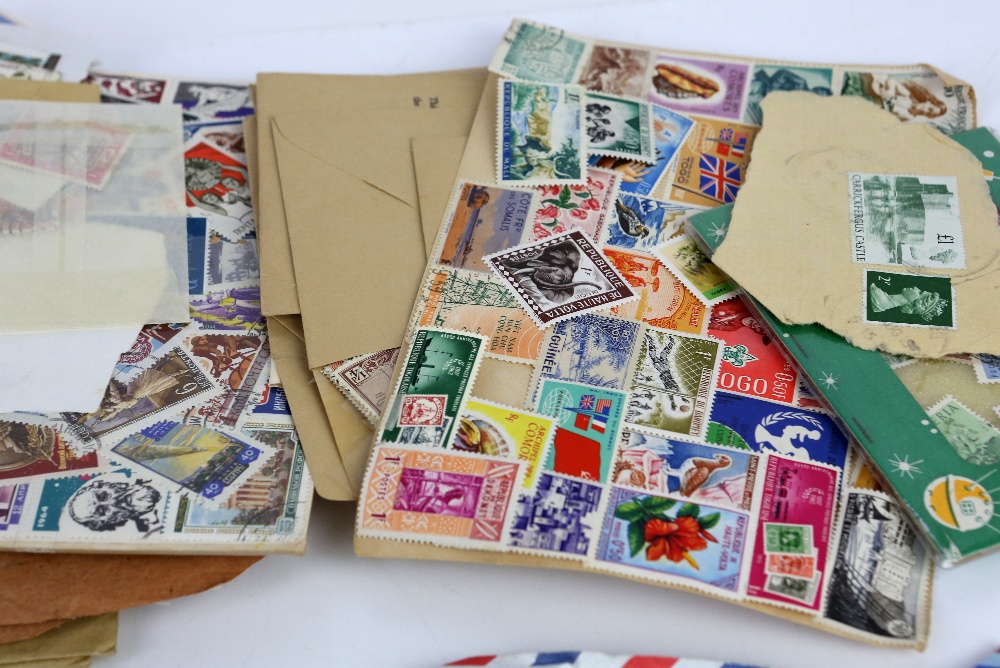 Album of World Stamps together with loose in envelopes, packets and various commercial - Image 11 of 13