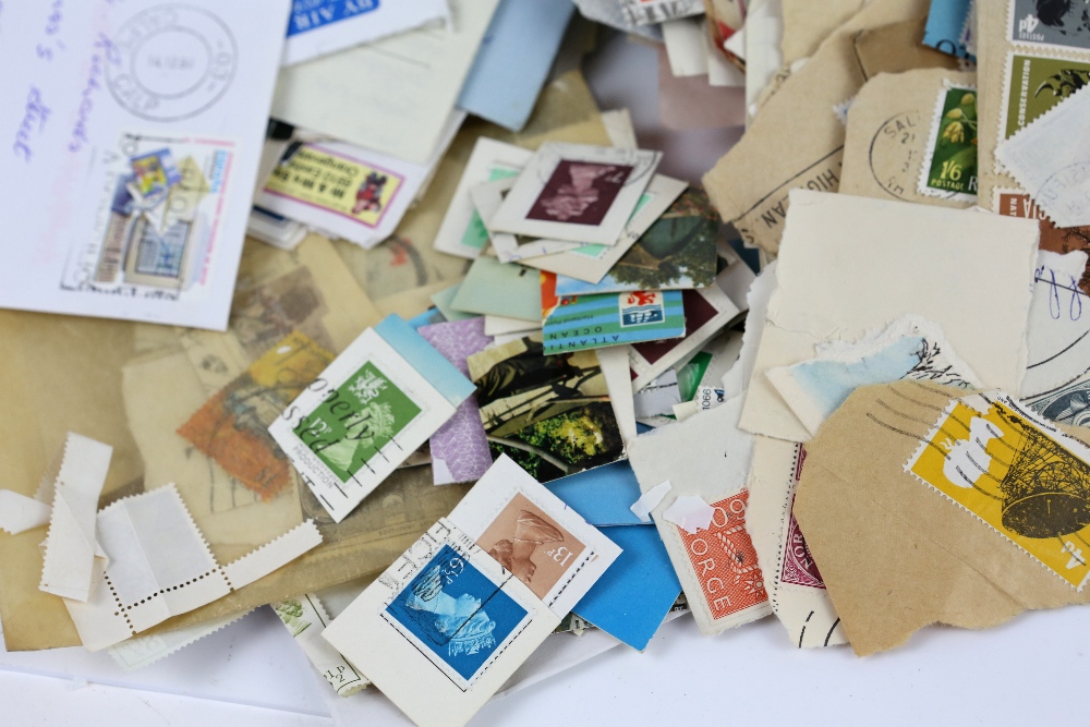 Album of World Stamps together with loose in envelopes, packets and various commercial - Image 7 of 13