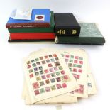 Great Britain Stamps with First Day Covers, 1984-1987 year books together with various World