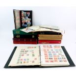 Two boxes of stamp albums and loose stamps to include Great Britain & British Commonwealth