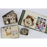Small collection of stamps, matches, buttons and a classical figure Sold on behalf of the Haven