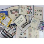 Various World Stamps in Albums and stock books with Great Britain, British Antarctic Territory,