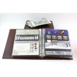 Great Britain Presentation Packs in Albums(3) and bag of loose including miniature sheets and recent