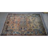 Borchelu Persian red ground carpet, 200cm x 140cm