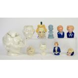 Collection of Kevin Francis, Bronte, Bairstow Manor and Luck & Flaw porcelain prime minister