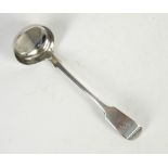 Scottish silver fiddle pattern toddy ladle by William Marshall, Edinburgh 1837