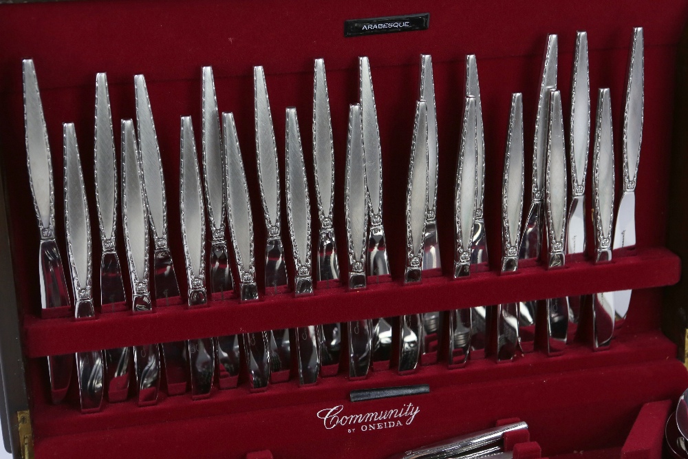 Two part canteens of silver plated cutlery - Image 5 of 12