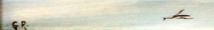 Group of six oil paintings, to include an oil on canvas depicting a clipper at sea, 38 x 60cm; - Image 15 of 20