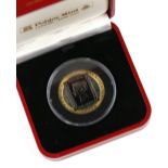 Pobjoy Mint, Gold Proof Penny Black Crown coin, commemorating the 150th Anniversary of the Penny
