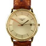 Longines; A Reference L4 677 2 Le Grande Classique de Longines, gold plated gentleman's