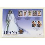 Gold Sovereign Presented in a Diana Princess of Wales presentation pack, coin 1981. With Royal