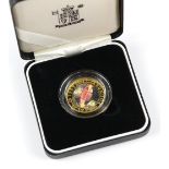 Royal Mint, 1999 holographic silver proof piedfort 'Rugby World Cup' two pound coin, boxed with