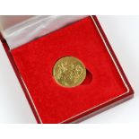 George IV Gold Sovereign, 1821. The Historic Coins of Great Britain, in box with certificate.