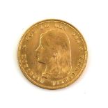 Netherlands 10 gulden gold 1897