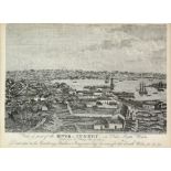 19th century Australian print 'View of part of the river of Sydney, in New South Wales, taken from
