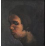 Early 20th century pastel portrait of a young lady, unsigned, 42.5 x 42.5cm