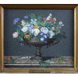 19th/20th century, Continental School, still-life of flowers, unsigned, gouache, 18.5cm x 22cm, with