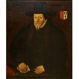 British School (16th/17th century). 'Portrait of Dean Alexander Nowell (c1507-1602)', by an