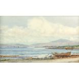 Peter MacGregor Wilson (1856-1928) Estuary view, watercolour, signed, 29cm x 49cm
