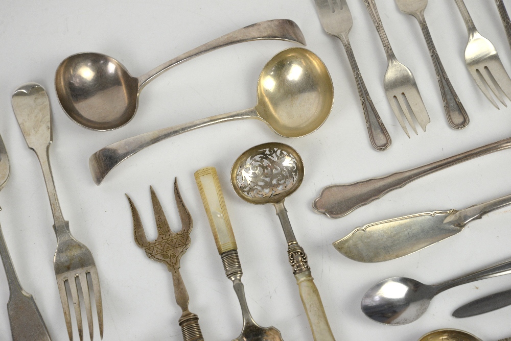 Selection of silver-plated items including tea services, shell shaped cruet, etc - Image 18 of 48