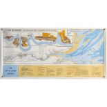 Hydrographic Office map 'Port of London - The River Thames from Teddington to The Tongue', Based