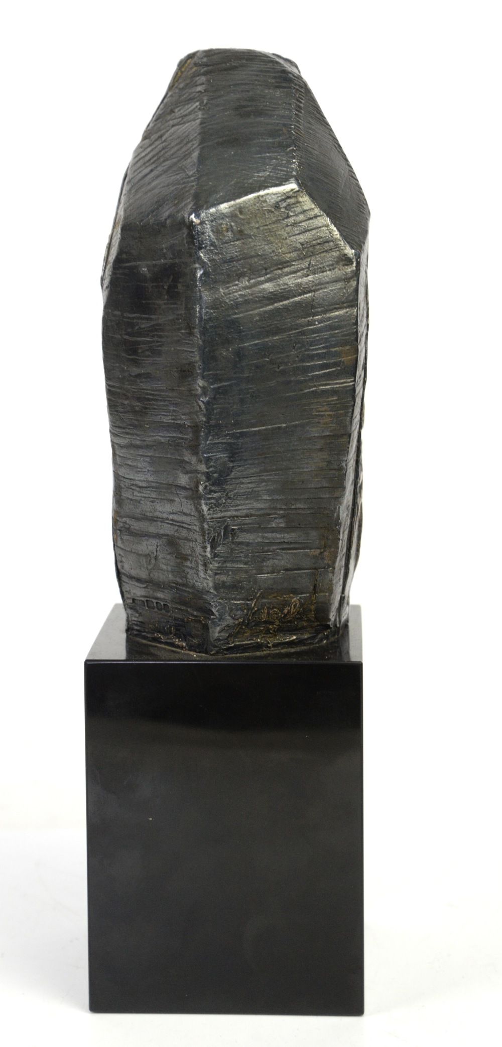 George Weil (b 1938) Moses, limited edition bronze in original case , 1973 39cm on stand - Image 5 of 6