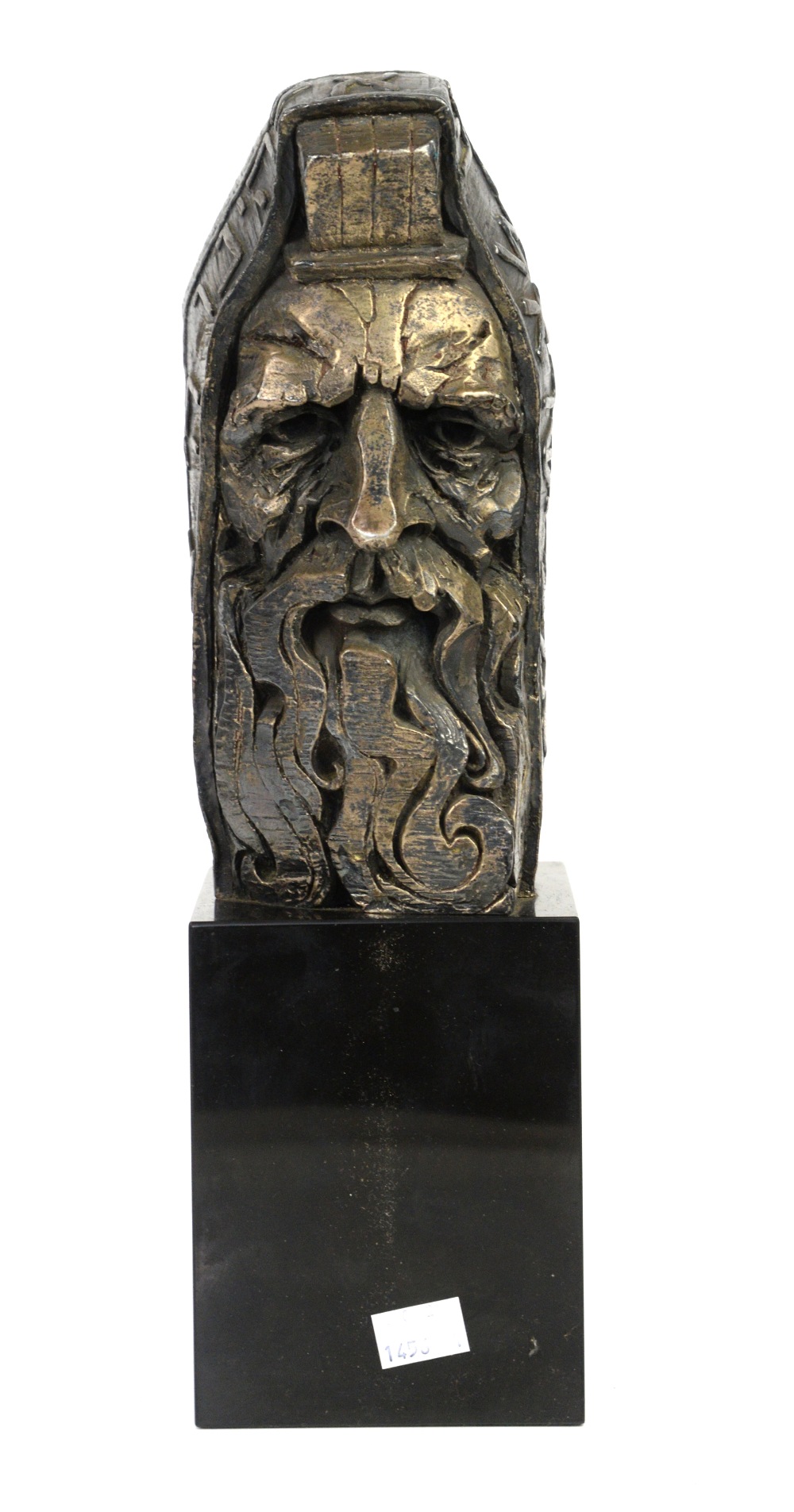 George Weil (b 1938) Moses, limited edition bronze in original case , 1973 39cm on stand - Image 2 of 6