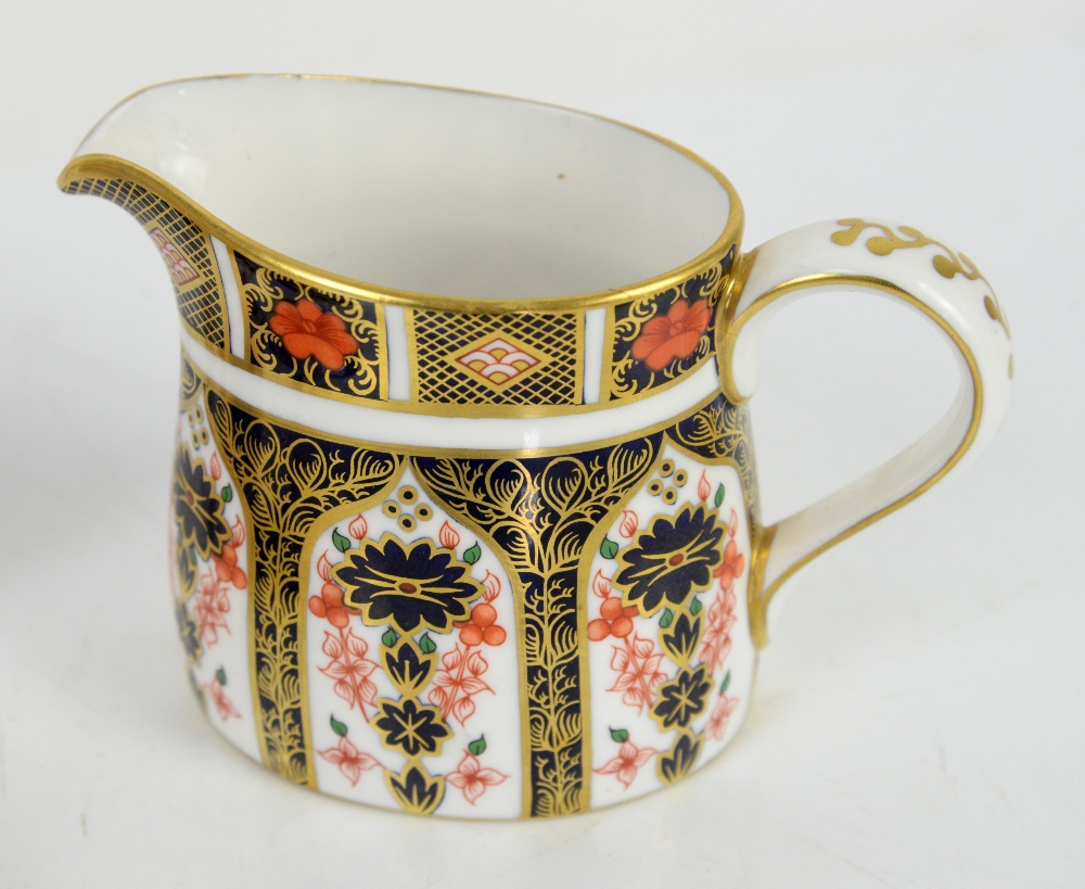 Royal Crown Derby Imari pattern no 1128 teapot, h19cm, twin handled sugar bowl and cover, and - Image 5 of 7
