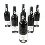 Six bottles of Taylor's Vintage Port, 1992, 300th Anniversary, in opened wooden case (6)