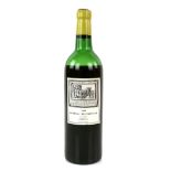 One bottle of Chateau Beychevelle St Julien, 1961 vintage Bordeaux red wine. Berry Brothers & Rudd