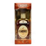 One bottle of Cardhu single malt scotch whisky, aged 12 years, 75cl, 40% vol, in original box