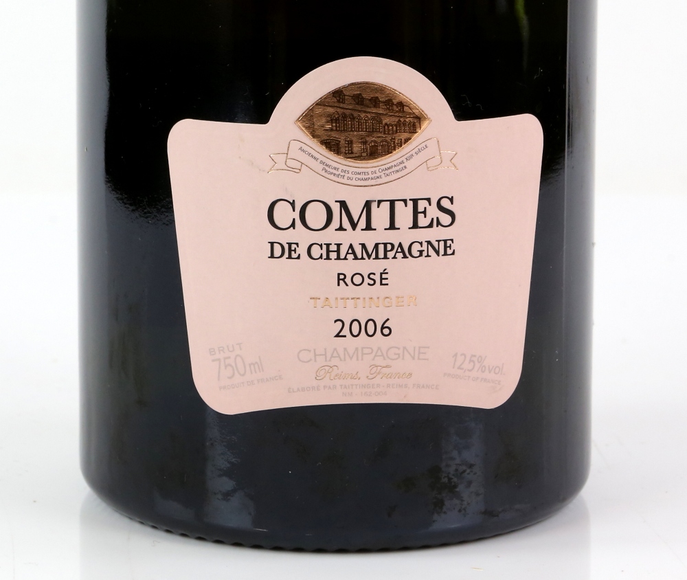 One bottle of Comtes de Champagne, Tattinger, Rose Champagne, 2006 vintage - Image 2 of 2