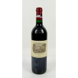 One bottle of Chateau Lafite Rothschild, Pauillac, 2001 vintage red wine, 750ml