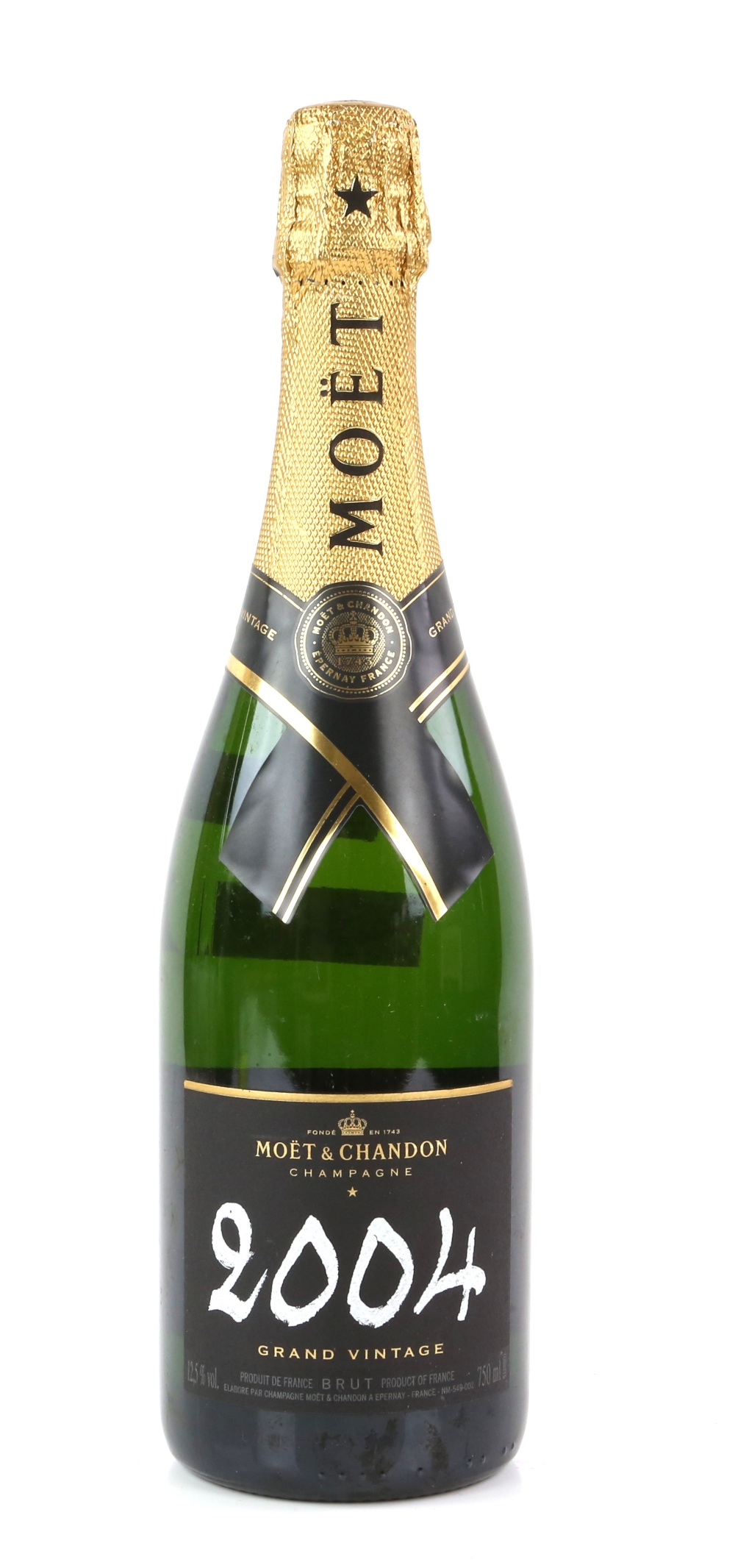 One bottle of Moet & Chandon - 2004 Grand Vintage Champagne