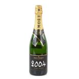 One bottle of Moet & Chandon - 2004 Grand Vintage Champagne