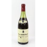 One bottle of P. de Marcilly, Beaune Premier Cru, 1982 vintage red wine