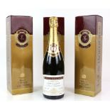 Eleven bottles of Louis Roederer Champagne Vintage Brut White Label, 750ml, all boxed, 1990