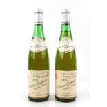 Two bottles Ockfener Bockstein Riesling Spatlese 1975 - Mosel-Saar-Ruwer