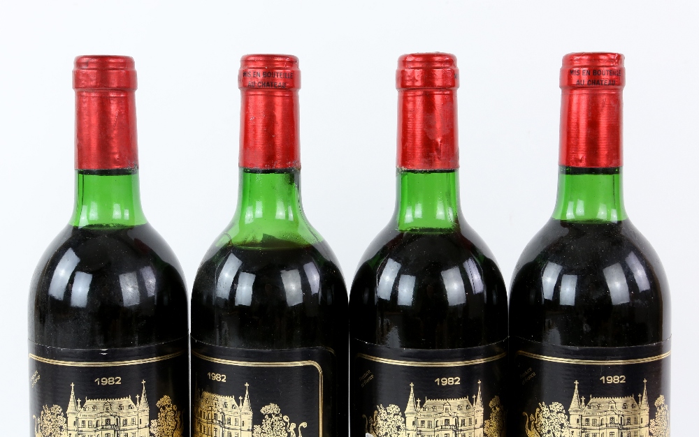 Four bottles of Chateau Palmer Margaux 1982 vintage Bordeaux red wine, Mahler-Besse (4) - Image 3 of 4